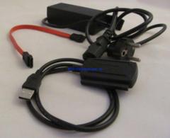 USB-2.0-Konverter für IDE/SATA-Festplatten