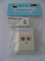 ISDN Aufputz Zweifachdose